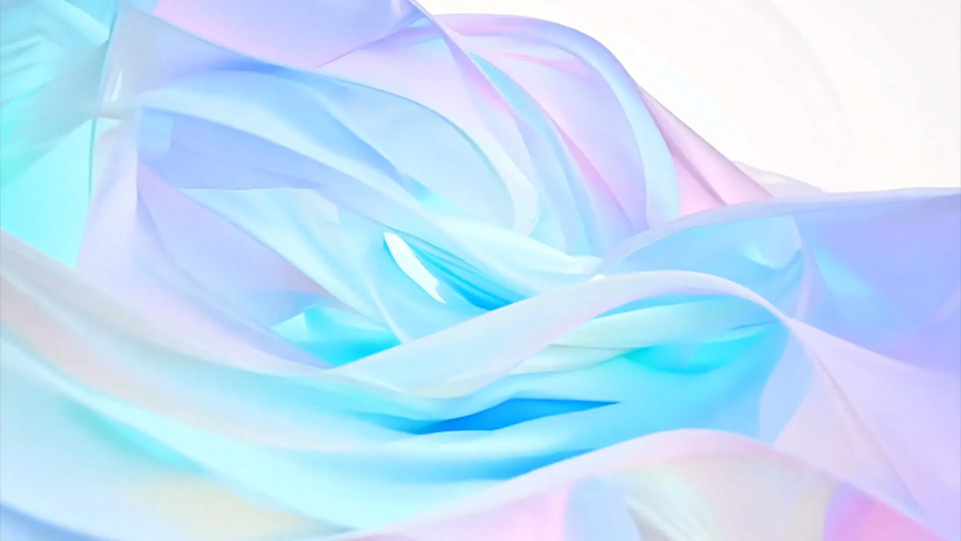 Colorful Silk Ribbons Background for Title Animation